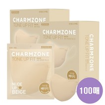 참존 톤업핏 마스크 대형, 25개입, 4개, 누드업 베이지