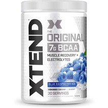 XTEND 오리지널 BCAA 파우더 블루 라즈베리 아이스 남여공용 7g 30인분