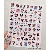 도규니네 디즈니 미키마우스 네일스티커, 옵션2, 1장