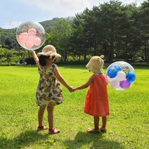 레터링풍선 DIY 용돈풍선 돈풍선 커스텀풍선 버블풍선, 라이트핑크, 미니풍선(60cm)
