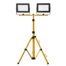 LED 투광기 스탠드 작업등 2등용, 9368.전구색(노란빛), 삼각대세트 2등용(투광기), 1개