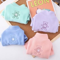 코코스튜디오 강아지옷 고양이 데일리 폴라 티셔츠, 코코 폴리폴라 파스텔 티셔츠/퍼플
