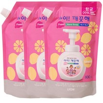 아이깨끗해 핸드워시 레몬 600ml, 15개
