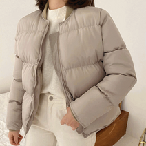 베이직 심플 웰론 숏패딩 (4color)