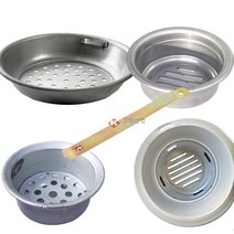 숯통 18cm 24cm 26cm 국내산 2중구조 원형숯통 캠핑숯통 캠핑용품, 숯통(18cm)일반형, 1개