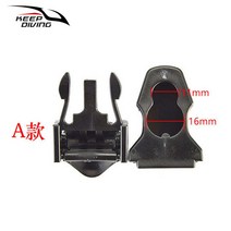 1 쌍 유지 다이빙 스쿠버 다이빙 핀 스트랩 큰 버클 작은 버클 퀵 릴리스 핀 스트랩 버클 스노클링 액세서리, a