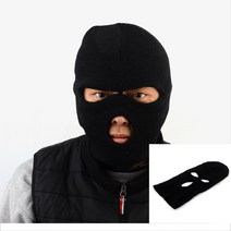 검정 안면 복면 챙긴모자 머리큰사람모자 페이스 방한 블랙 겨울 귀달이, 단일