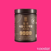 식물성단백질 단백질파우더 BCAA 글루타민 필수아미노산 500g 더작 절대, 식물성 단백질 초코맛