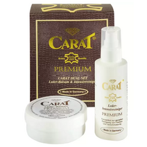 캐럿 가죽관리 세트(보호제+클리너+스폰지) Carat Premium Leather Cleaner Dual Set