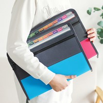 CareFree V-12 A4 사이즈 서류 보관함, 로즈핑크, 1개