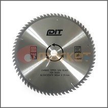 DIT 오마켓 목공용팁쏘 DW305070 (12 Inch ) 305 70 3.0T 초경톱날-목공용 절삭공구, 단일 수량