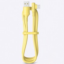 원룸공기청정기 3A 빠른 충전 마이크로 USB 팔꿈치 케이블 용 삼성 샤오미 화웨이 휴대 액세서리 충전기 172577, YELLOW_0.25 메터