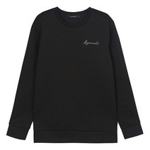 앤듀 유니 원포인트 레터링 스웻셔츠 O193Z2001P