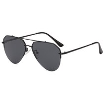 DFMEI 메탈 더블 빔 무테 자외선 차단 편광 선글라스