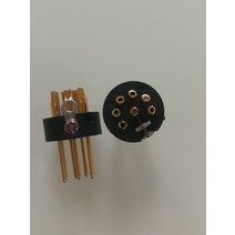 DIY 마이크용 XLR 커넥터 골든 도금 스튜디오 마이크 액세서리 7 핀, 한개옵션0, 한개옵션0