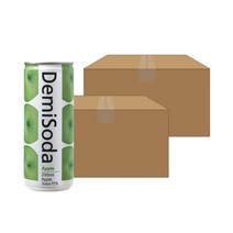 동아오츠카 데미소다 애플 250ml x 60CAN 캔 천연과즙 저탄산 탕비실 행사 음료 과일 음료 대용량 홈카페 가정용 사무실 회사 간식