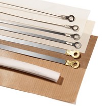 실링기 10pcs 200/300/400mm 임펄스 실러 열 와이어 요소 스트립 씰링 기계 난방 히터, [02] 3mm, [02] 400mm