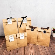 무지 크라프트 봉투 종이봉투 선물 포장봉투 50매, 1, 소 120x220x60mm