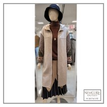 베스띠벨리 [2019 코트 65% 할인][무료배송] 울 블랜딩 후드포인트 오트밀 베이지 컬러 핸드메이드 미디길이 크림베이지 여성겨울코트 이태리수입원단 롱코트