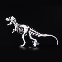 Microworld 금속 모델 키트 성인용 공룡 3D 퍼즐 스틸 워크래프트 컬렉션 챌린지 DIY 동물 아트 공예 장식 청소년용 - 스피노사우루스, 티라노사우루스 렉스