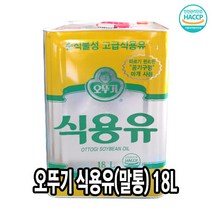무조건배송다인 오뚜기 식용유 18L 말통 콩기름 업소용 대용량묶음불가, (7111-0)★말통★●18L 오뚜기●