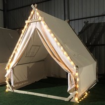 야외 홈스테이 경치 좋은 캠핑장 케이터링 바베큐 삼각, 총높이3.1지붕모양을32미터로업그레이드