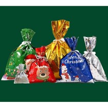 더이쁜 크리스마스 선물 포장 봉투 3종 선물포장지, 루돌프(소)