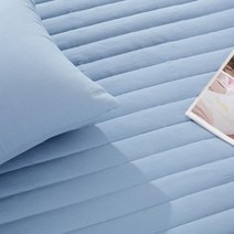 더블 쿠션 침대매트리스커버(싱글 슈퍼싱글 퀸 킹)침대매트커버 침대커버 매트리스커버 침대매트리스커버 싱글매트커버 슈퍼싱글매트커버 퀸매트커버 킹매트커버, 오트밀