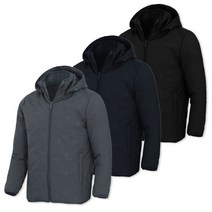 빌리언즈 겨울 작업복점퍼 초경량 패딩 후드 파카 기모 보온 방한 바람막이 발열 노가다 근무복 작업잠바