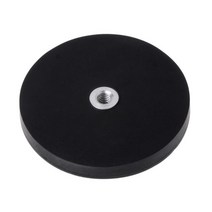 D66 마그네틱베이스 마운팅 브래킷 오프로드 차량 및 트럭 보트용 LED 라이트 플라스틱 캡슐 흡입기 휴, 03 M6 Flat