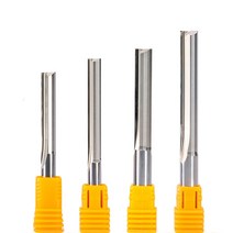 목재 밀링 커터 솔리드 카바이드 폼 MDF 합판 CNC 엔드밀 6mm 2개의 더블 플루트 슬롯 목공 비트 10개, 10 6x72