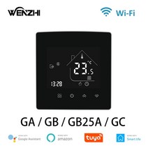 WiFi 온도 조절기 온도 조절기 물/전기 바닥 난방 가스 보일러 25A Smart Life Tuya Control Alexa Google, 03 WZ-X5-GB 25A