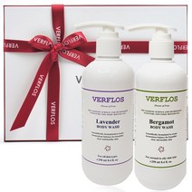베르플로스 베르가못 바디워시 2개 선물 세트 1세트 (하드케이스+쇼핑백), 베르가못&일랑일랑 2개