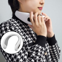 재재팩토리 휴대용 목난로 넥히터 넥밴드 목 온열기, 화이트색상 본품