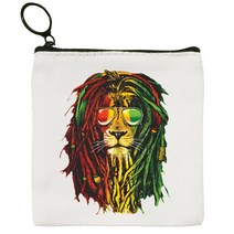 드로잉 일러스트 케이스 보관 Bob Marley 레게 음악 힙합 만화 동전 지갑 여성 미니 캔버스 아트 귀여운, 01 A