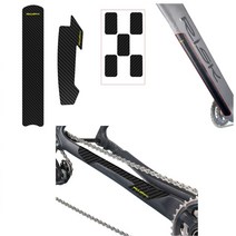 프레임 보호커버 자전거 카본 체인스테이 가드 자전거 체인 프레임 보호 커버 스크래치보호, 블랙