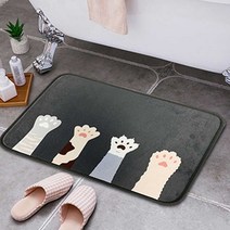 선물용 러그 귀여운 디자인 발러그 홈인테리어 소품, UR 14_FAMILYCAMP
