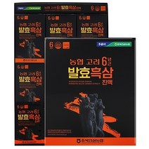 충북인삼농협 고려 국산 6년근 발효 흑삼 진액 (쇼핑백 제공), 3박스, 30포