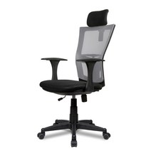 DY-chair 아슬란 요추받침형 메쉬 3종/6컬러 학생의자, 아슬란 블랙바디, 헤드, 그레이