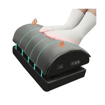스네일락스 직장용 발 받침대 사무실용 홈 게이밍 의자용 메모리 폼 발 대변 책상 아래 높이 조절 가능 허리 통증을 위한 인체공학적 발 온열기 마사지기
