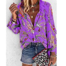 5xl 플러스 사이즈 탑 가을 봄 여성 블라우스 새로운 꽃 프린트 스탠드 칼라 긴팔 셔츠 캐주얼 쉬폰 블라우스 blusas