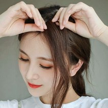 앤뷰티 셀프붙임머리 옆머리가발 중년여성 가발 3p