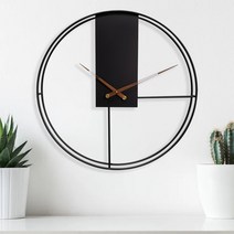 쏘냐도르 인테리어 벽시계, 2.아메리카 블랙 40cm