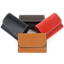 지갑 지갑 이태리통가죽 한국생산 4칼라 카드 명함지갑