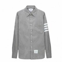 톰브라운 [명품]톰브라운 4바 스트라이프 스트레이트 핏 샴브레이 셔츠 MWL272E 00111..