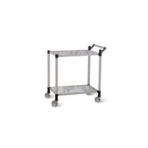 티렉스캐스터 2단 스텐 우드 서빙카트 (이동식대차 식당카트 운반카트), 1개