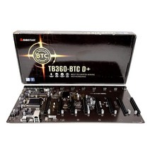 Biostar TB360-BTC D+ (인텔 8세대 및 9세대) LGA1151 SODIMM DDR4 8 GPU 지원 GPU 마이닝 마더보드