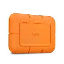 LaCie Rugged SSD 2TB 솔리드 스테이트 드라이브 — USB-C USB 3.0 Thunderbolt 3 낙하 충격 방진 방수 Mac 및 PC 컴퓨터 데스크탑 노트북용 1개월 Adobe CC(, 단일
