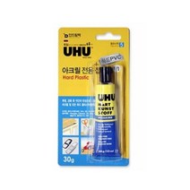 UHU 우후 아크릴전용 투명 접착제 30g