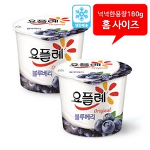 빙그레 요플레 블루베리홈180gx6개/무료배송